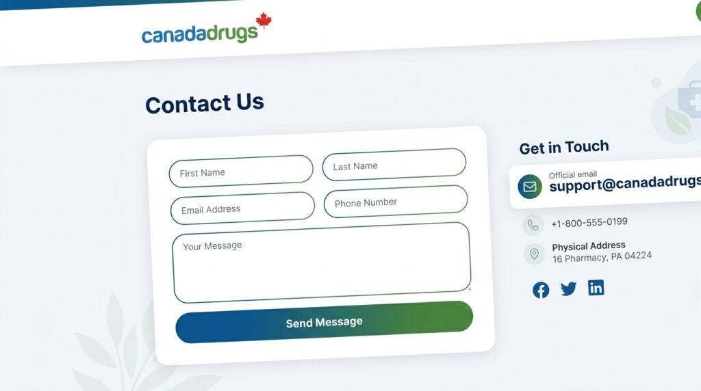 Contact us canadadrug.co